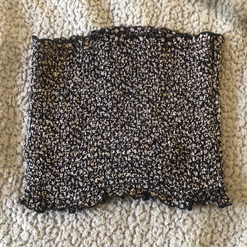 John Galt Smocked Tube Top